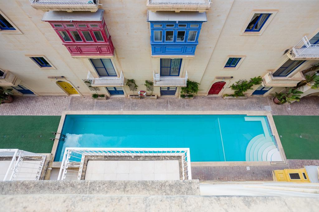 Apartamento Seaview Luxury Penthouse With Shared Swimming Pool Għajnsielem Exterior foto